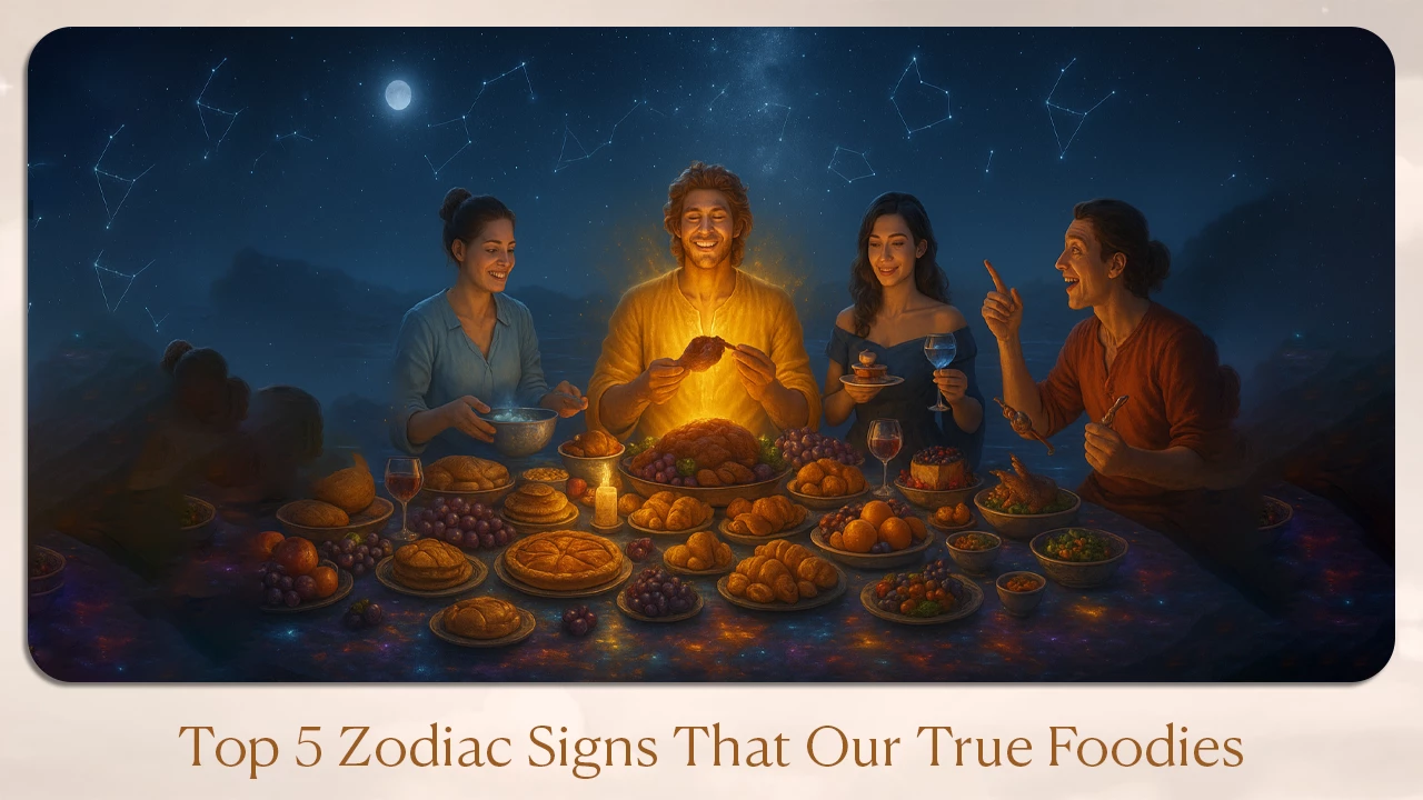 Top 5 Zodiac Signs That Our True Foodies